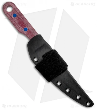 John Gray Knives Custom Fixed Blade Fillet Knife Red Terotuf (5" Graytanium) 3 John Gray Knives Custom Fixed Blade Fillet Knife Red Terotuf (5" Graytanium) - Image 3