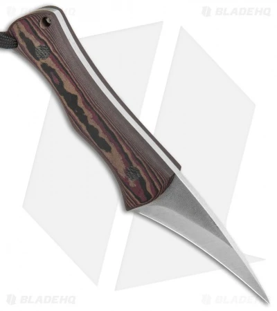 John Gray Knives Custom Spur Fighting Fixed Blade Knife (2.5" Stonewash) 2 John Gray Knives Custom Spur Fighting Fixed Blade Knife (2.5" Stonewash) - Image 2