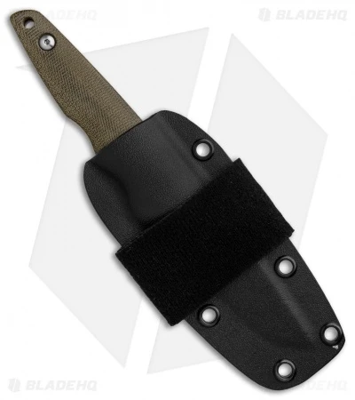 John Gray Tanto Proto Fixed Blade Knife OD Green Micarta (3.1" Mirror Camo) 3 John Gray Tanto Proto Fixed Blade Knife OD Green Micarta (3.1" Mirror Camo) - Image 3