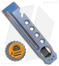 John Gray Titanium Bottle Opener Pry Bar Blue/Bronze (4.5") 7 John Gray Titanium Bottle Opener Pry Bar Blue/Bronze (4.5") -Benchmade Shop John Gray Ti Bottle Opener Pry Bar Blue Bronze BHQ 108730 jr bottlecap