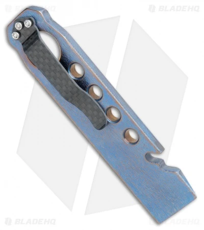 John Gray Titanium Bottle Opener Pry Bar Blue/Bronze (4.5") 3 John Gray Titanium Bottle Opener Pry Bar Blue/Bronze (4.5") - Image 3