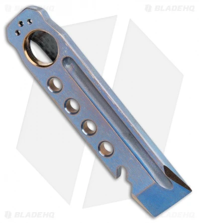 John Gray Titanium Bottle Opener Pry Bar Blue/Bronze (4.5") 2 John Gray Titanium Bottle Opener Pry Bar Blue/Bronze (4.5") - Image 2