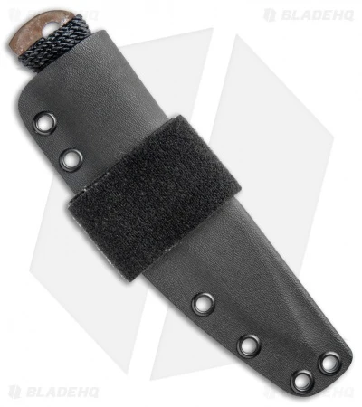 John Gray Custom Wharncliffe Fixed Blade Knife Heat Treated Ti (3" Flamed) 3 John Gray Custom Wharncliffe Fixed Blade Knife Heat Treated Ti (3" Flamed) - Image 3