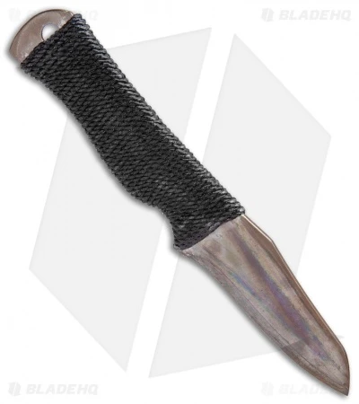 John Gray Custom Wharncliffe Fixed Blade Knife Heat Treated Ti (3" Flamed) 2 John Gray Custom Wharncliffe Fixed Blade Knife Heat Treated Ti (3" Flamed) - Image 2