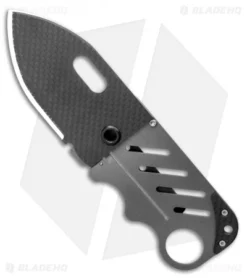 John Kubasek Creditor II Broadhead Credit Card Money Clip Knife (2.88" Satin/CF)