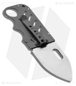John Kubasek Creditor II Broadhead Credit Card Money Clip Knife (2.88" Satin/CF) -Benchmade Shop John Kubasek Creditor II Broadhead Credit Card Money Clip Knife 2.88 Satin CF BHQ 122962 LS Thin Boi