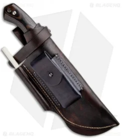 Jurgen Schanz Custom WSK Tracker Knife Micarta Brown (6.5" Satin) -Benchmade Shop Jurgen Schanz Custom WSK Tracker Micarta Brown Satin BHQ 96262 jr sheath