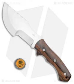Jurgen Schanz Custom WSK Tracker Knife Wood Handle (6.5" Satin) -Benchmade Shop Jurgen Schanz Custom WSK Tracker Wood Handle Satin BHQ 102757 jr bottlecap