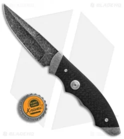 Kansei Matsuno Custom 2-Way Hunter Dagger Knife Carbon Fiber (3.1" Damascus) 9 Kansei Matsuno Custom 2-Way Hunter Dagger Knife Carbon Fiber (3.1" Damascus) -Benchmade Shop Kansei Matsuno Custom 2 way Hunter Dagger CF BHQ 86029 er bottlecap