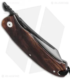 Kansei Matsuno Custom F05 Small Friction Folder Desert Ironwood (2.6" Satin) -Benchmade Shop Kansei Matsuno Custom F05 Small FF Desert Ironwood Satin BHQ 92367 jr side