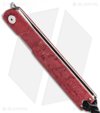 Kansei Matsuno Custom LDB-03 Liner Lock Knife Red Maple (2.875" Satin) 2 Kansei Matsuno Custom LDB-03 Liner Lock Knife Red Maple (2.875" Satin) - Image 2