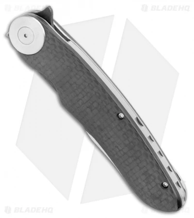 Kansei Matsuno Custom LRF-02 Liner Lock Flipper Knife Carbon Fiber (3.1" Satin) 2 Kansei Matsuno Custom LRF-02 Liner Lock Flipper Knife Carbon Fiber (3.1" Satin) - Image 2