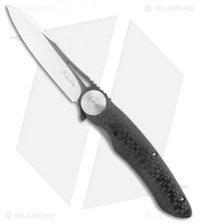 Kansei Matsuno Custom LRF-02 Liner Lock Flipper Knife Carbon Fiber (3.1" Satin) 1 Kansei Matsuno Custom LRF-02 Liner Lock Flipper Knife Carbon Fiber (3.1" Satin)