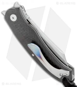 Kansei Matsuno Custom LRF-05S Liner Lock Knife Carbon Fiber (2.6" Satin) 7 Kansei Matsuno Custom LRF-05S Liner Lock Knife Carbon Fiber (2.6" Satin) -Benchmade Shop Kansei Matsuno Custom LRF 05 LL CF Satin BHQ 86031 jr side