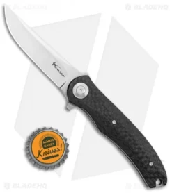 Kansei Matsuno Custom TC07 Flipper Knife CF (3.125" Satin) -Benchmade Shop Kansei Matsuno Custom TC07 CF Satin BHQ 105032 jr bottlecap