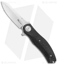 Kansei Matsuno Custom TC08S Flipper Knife Carbon Fiber (2.75" Satin)