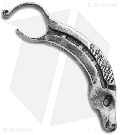 Keith Bagley Custom Hunter Cleaver Fixed Blade Tiger Maple (5.25" Satin) 4 Keith Bagley Custom Hunter Cleaver Fixed Blade Tiger Maple (5.25" Satin) - Image 4