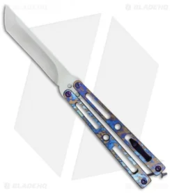 VMX Vallotton/Maverick Balisong Butterfly Knife "Nebula Tuxedo" (4.25" Satin)
