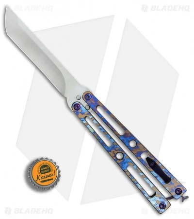 VMX Vallotton/Maverick Balisong Butterfly Knife "Nebula Tuxedo" (4.25" Satin) 4 VMX Vallotton/Maverick Balisong Butterfly Knife "Nebula Tuxedo" (4.25" Satin) - Image 4