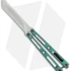 VMX Vallotton/Maverick Balisong Butterfly Knife Green/Bronze Ti (4.25" Satin)