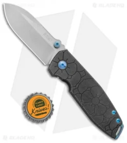 BRNLY SQD-2 Frame Lock Knife Rose Milled Titanium (3" Stonewash) 7 BRNLY SQD-2 Frame Lock Knife Rose Milled Titanium (3" Stonewash) -Benchmade Shop Lucas Burnley Knives SQD 2 FL Rose Milled Scale SW BHQ 138380 jr bottlecap