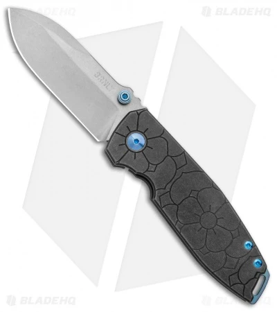 BRNLY SQD-2 Frame Lock Knife Rose Milled Titanium (3" Stonewash) 1 BRNLY SQD-2 Frame Lock Knife Rose Milled Titanium (3" Stonewash)