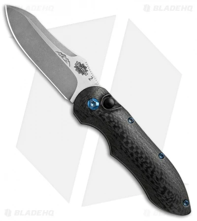 Jerry Moen Blue Max 2 Automatic Knife Carbon Fiber (3.1" Two-Tone) 1 Jerry Moen Blue Max 2 Automatic Knife Carbon Fiber (3.1" Two-Tone)