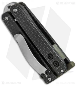 Nathan Dewey Custom Gremlin Mini Balisong Knife Silver LSCF (2" 440C Satin) 7 Nathan Dewey Custom Gremlin Mini Balisong Knife Silver LSCF (2" 440C Satin) -Benchmade Shop Nathan Dewey Custom Gremlin Mini Balisong Silver LSCF Satin BHQ 68013 jr spine