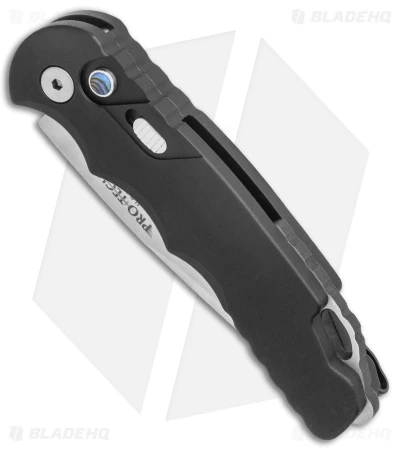 Pro-Tech TR-5 Custom Automatic Knife Black (3.25" Mirror Compound) T5450 2 Pro-Tech TR-5 Custom Automatic Knife Black (3.25" Mirror Compound) T5450 - Image 2