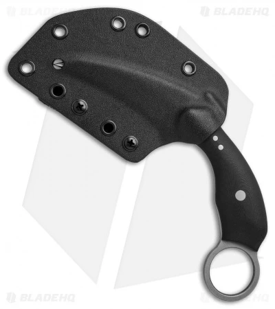 Ryan W Knives UTrap Karambit Fixed Blade Knife Black G-10 (3.2" Acid Wash) 2 Ryan W Knives UTrap Karambit Fixed Blade Knife Black G-10 (3.2" Acid Wash) - Image 2