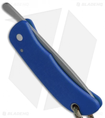 Sakman Pointer Friction Lock Knife Blue G-10 (3" Stonewash) 3 Sakman Pointer Friction Lock Knife Blue G-10 (3" Stonewash) - Image 3