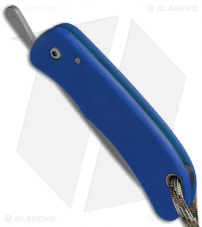 Sakman Pointer Friction Lock Knife Blue G-10 (3" Stonewash) 2 Sakman Pointer Friction Lock Knife Blue G-10 (3" Stonewash) - Image 2