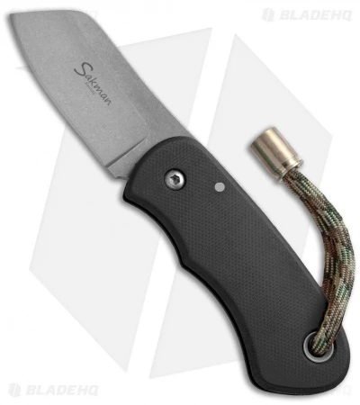 Sakman Chappy Friction Lock Knife Black G-10 (2.1" Stonewash) 1 Sakman Chappy Friction Lock Knife Black G-10 (2.1" Stonewash)