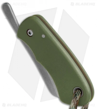 Sakman Chappy Friction Lock Knife OD Green G-10 (2.1" Stonewash) 2 Sakman Chappy Friction Lock Knife OD Green G-10 (2.1" Stonewash) - Image 2