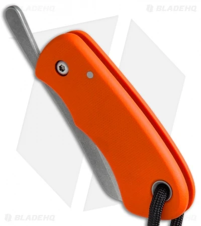 Sakman Chappy Friction Lock Knife Orange G-10 (2.1" Stonewash) 2 Sakman Chappy Friction Lock Knife Orange G-10 (2.1" Stonewash) - Image 2