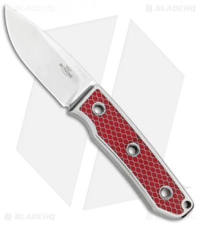 Schanz Custom Integral Fixed Blade Knife Red C-Tek (3.13" Satin) 1 Schanz Custom Integral Fixed Blade Knife Red C-Tek (3.13" Satin)