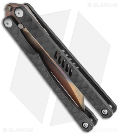 Scorpion 6 Knives Nitro-V Balisong Butterfly Knife Sculpted Ti (3.5" Loki) 3 Scorpion 6 Knives Nitro-V Balisong Butterfly Knife Sculpted Ti (3.5" Loki) - Image 3