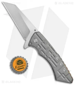 Sergey Rogovets Knives Model 15 Flipper Titanium Knife (3.875" Satin) 9 Sergey Rogovets Knives Model 15 Flipper Titanium Knife (3.875" Satin) -Benchmade Shop Sergey Rogovets Model 15 Ti Satin BHQ 27759 jr bottlecap
