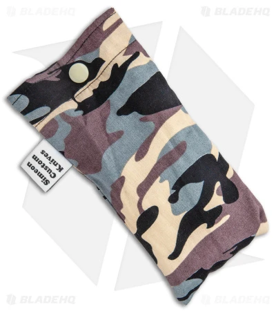 Simeon Custom Knives GenTo Frame Lock Knife Gray Titanium Blue (3.4" Smoke) 5 Simeon Custom Knives GenTo Frame Lock Knife Gray Titanium Blue (3.4" Smoke) - Image 5