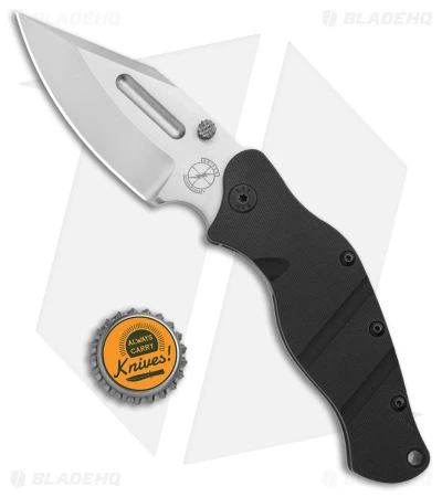 Sniper Bladeworks LPC Frame Lock Knife Black G-10/SW Ti (3.5" Satin) 4 Sniper Bladeworks LPC Frame Lock Knife Black G-10/SW Ti (3.5" Satin) - Image 4
