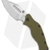 Sniper Bladeworks LPC Frame Lock Knife OD Green G-10/SW Ti (3.5" Satin)