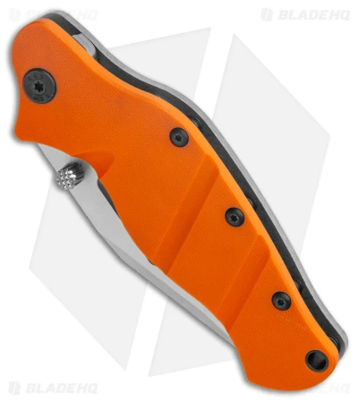 Sniper Bladeworks LPC Frame Lock Knife Orange G-10/SW Ti (3.5" Satin) 2 Sniper Bladeworks LPC Frame Lock Knife Orange G-10/SW Ti (3.5" Satin) - Image 2