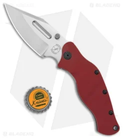 Sniper Bladeworks LPC Frame Lock Knife Red G-10/SW Ti (3.5" Satin) 7 Sniper Bladeworks LPC Frame Lock Knife Red G-10/SW Ti (3.5" Satin) -Benchmade Shop Sniper Bladeworks LPC FL Red G 10 Satin BHQ 143895 jr bottlecap