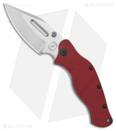 Sniper Bladeworks LPC Frame Lock Knife Red G-10/SW Ti (3.5" Satin) 1 Sniper Bladeworks LPC Frame Lock Knife Red G-10/SW Ti (3.5" Satin)