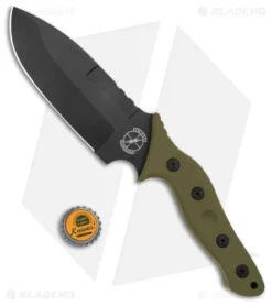 Sniper Bladeworks MAMU Fixed Blade Knife OD Green G-10 (5.5" Black) 7 Sniper Bladeworks MAMU Fixed Blade Knife OD Green G-10 (5.5" Black) -Benchmade Shop Sniper Bladeworks MAMU Fixed Blade OD Green G 10 Black BHQ 143945 jr bottlecap