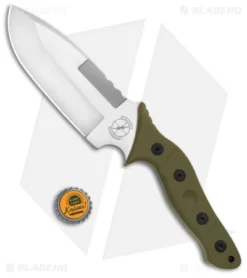 Sniper Bladeworks MAMU Fixed Blade Knife OD Green G-10 (5.5" Satin) 7 Sniper Bladeworks MAMU Fixed Blade Knife OD Green G-10 (5.5" Satin) -Benchmade Shop Sniper Bladeworks MAMU Fixed Blade OD Green G 10 Satin BHQ 143946 jr bottlecap