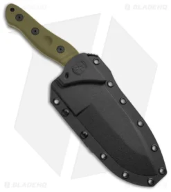 Sniper Bladeworks MAMU Fixed Blade Knife OD Green G-10 (5.5" Satin) 6 Sniper Bladeworks MAMU Fixed Blade Knife OD Green G-10 (5.5" Satin) -Benchmade Shop Sniper Bladeworks MAMU Fixed Blade OD Green G 10 Satin BHQ 143946 jr sheath