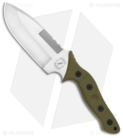 Sniper Bladeworks MAMU Fixed Blade Knife OD Green G-10 (5.5" Satin) 1 Sniper Bladeworks MAMU Fixed Blade Knife OD Green G-10 (5.5" Satin)