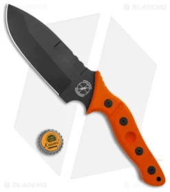 Sniper Bladeworks MAMU Fixed Blade Knife Orange G-10 (5.5" Black) -Benchmade Shop Sniper Bladeworks MAMU Fixed Blade Orange G 10 Black BHQ 143947 jr bottlecap