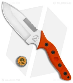 Sniper Bladeworks MAMU Fixed Blade Knife Orange G-10 (5.5" Satin) 7 Sniper Bladeworks MAMU Fixed Blade Knife Orange G-10 (5.5" Satin) -Benchmade Shop Sniper Bladeworks MAMU Fixed Blade Orange G 10 Satin BHQ 143948 jr bottlecap